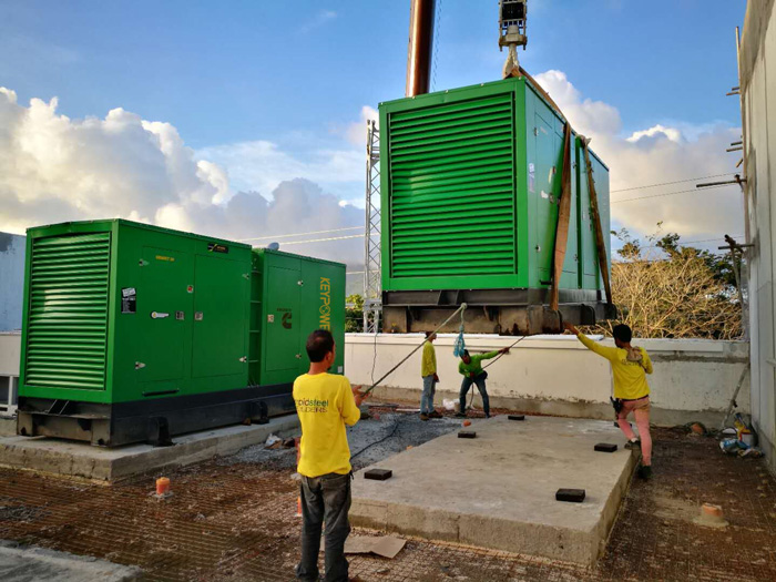 Two units of 500 kVA Cummins generators with synchronizing panels for Wanda Plaza in Manilla，the Philippines 02.jpg